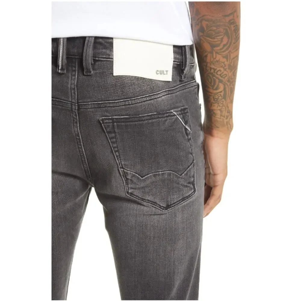 Cult of Individuality Punk Distressed Super Skinny Jeans Men's